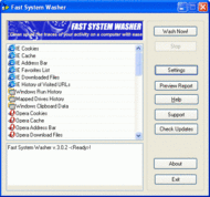 Fast System Washer screenshot